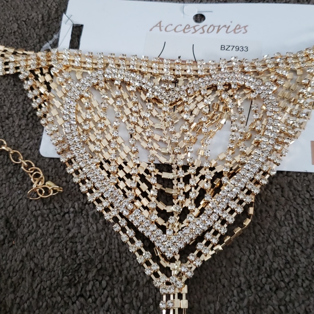 Rhinestone G-String - Picture 3 of 7